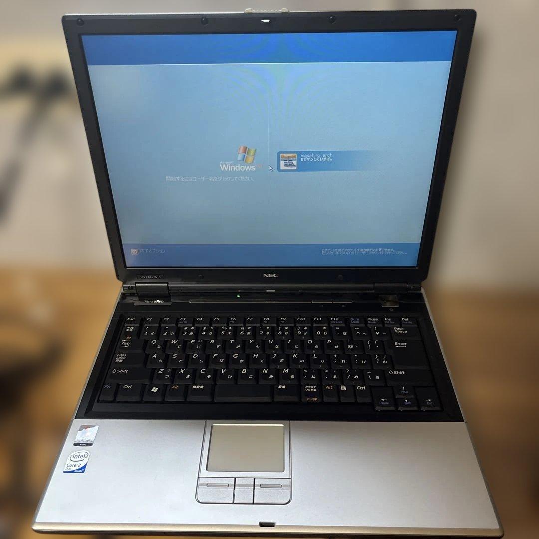 懐かしい！！NEC VersaPro VY21A/W-5 ノートPC
