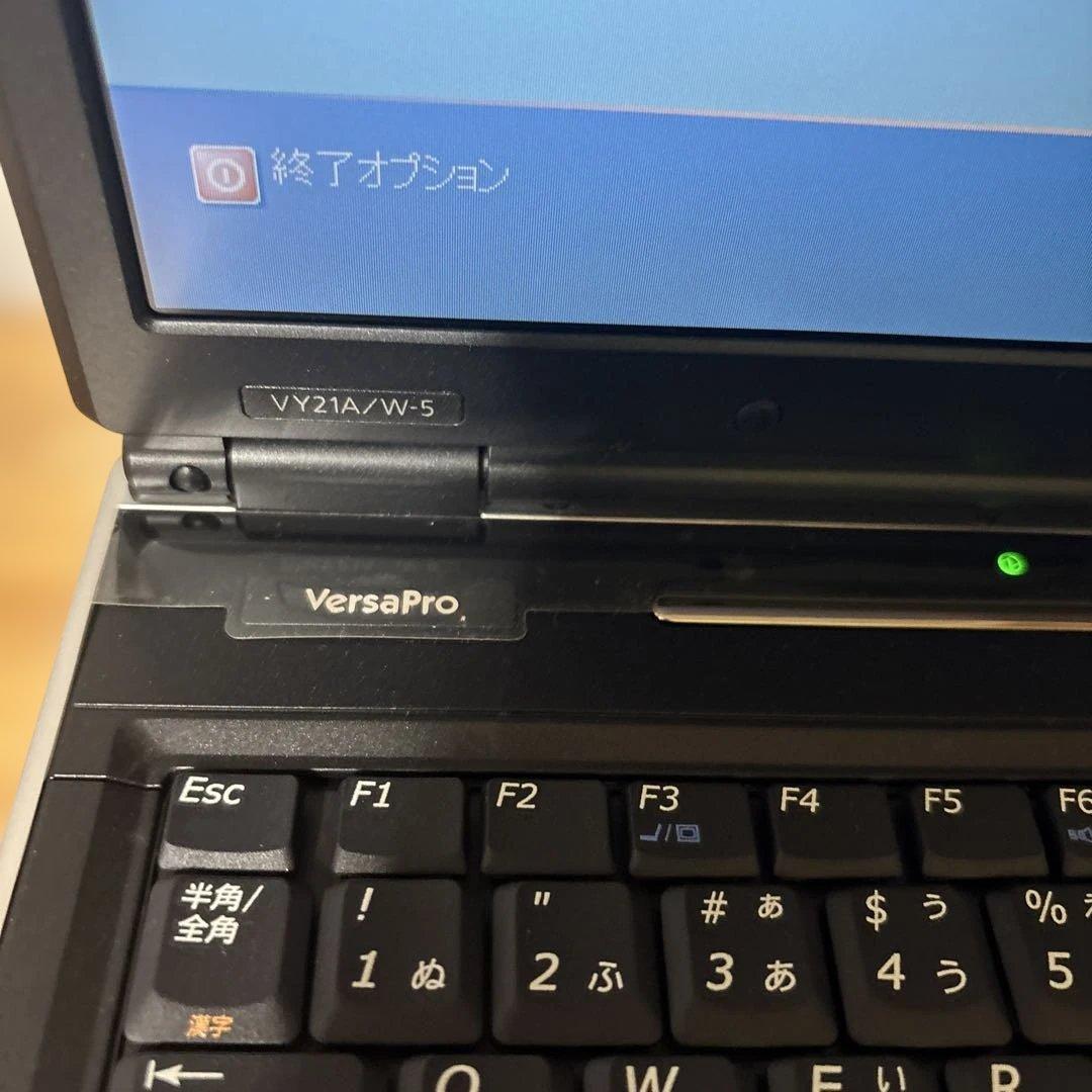 懐かしい！！NEC VersaPro VY21A/W-5 ノートPC