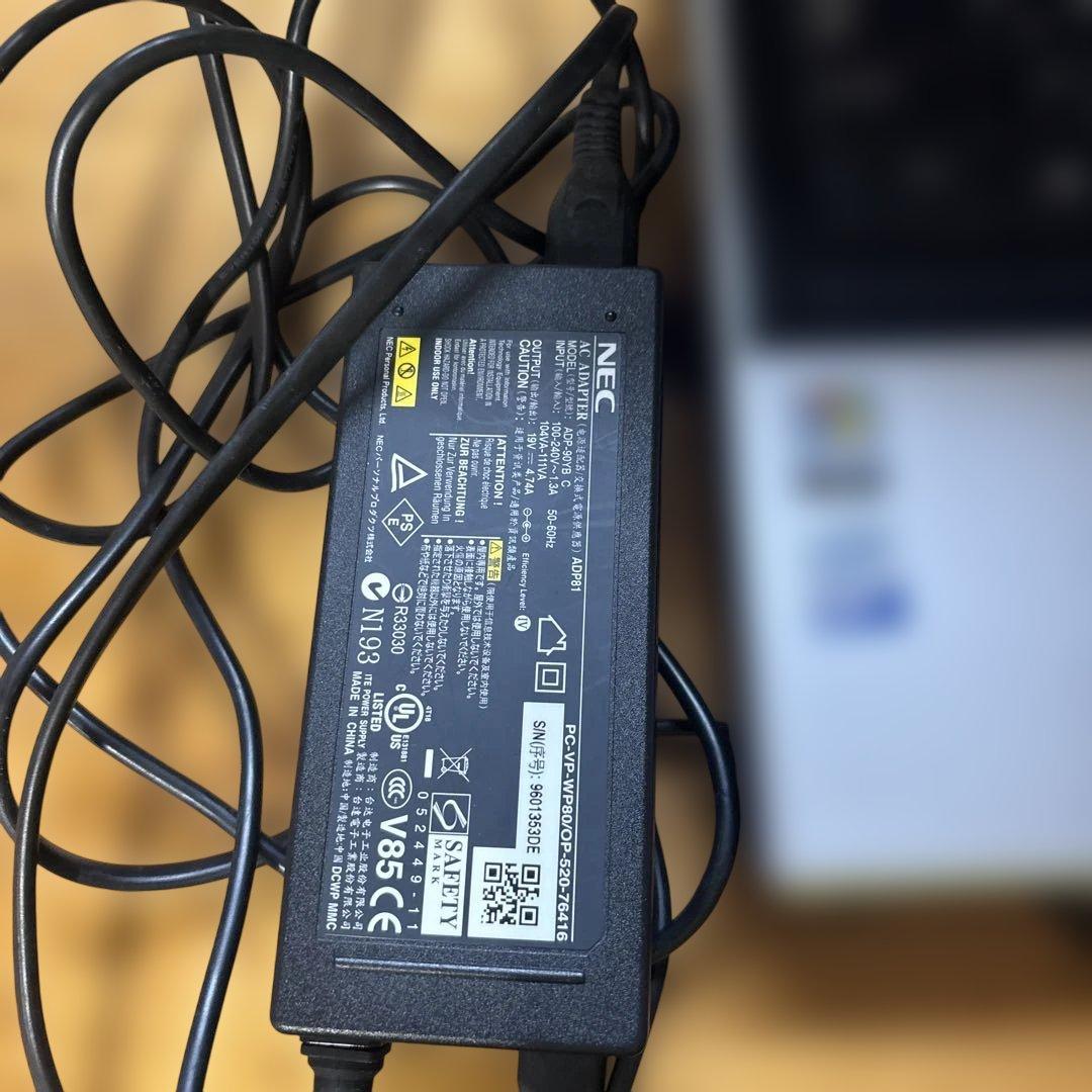 懐かしい！！NEC VersaPro VY21A/W-5 ノートPC