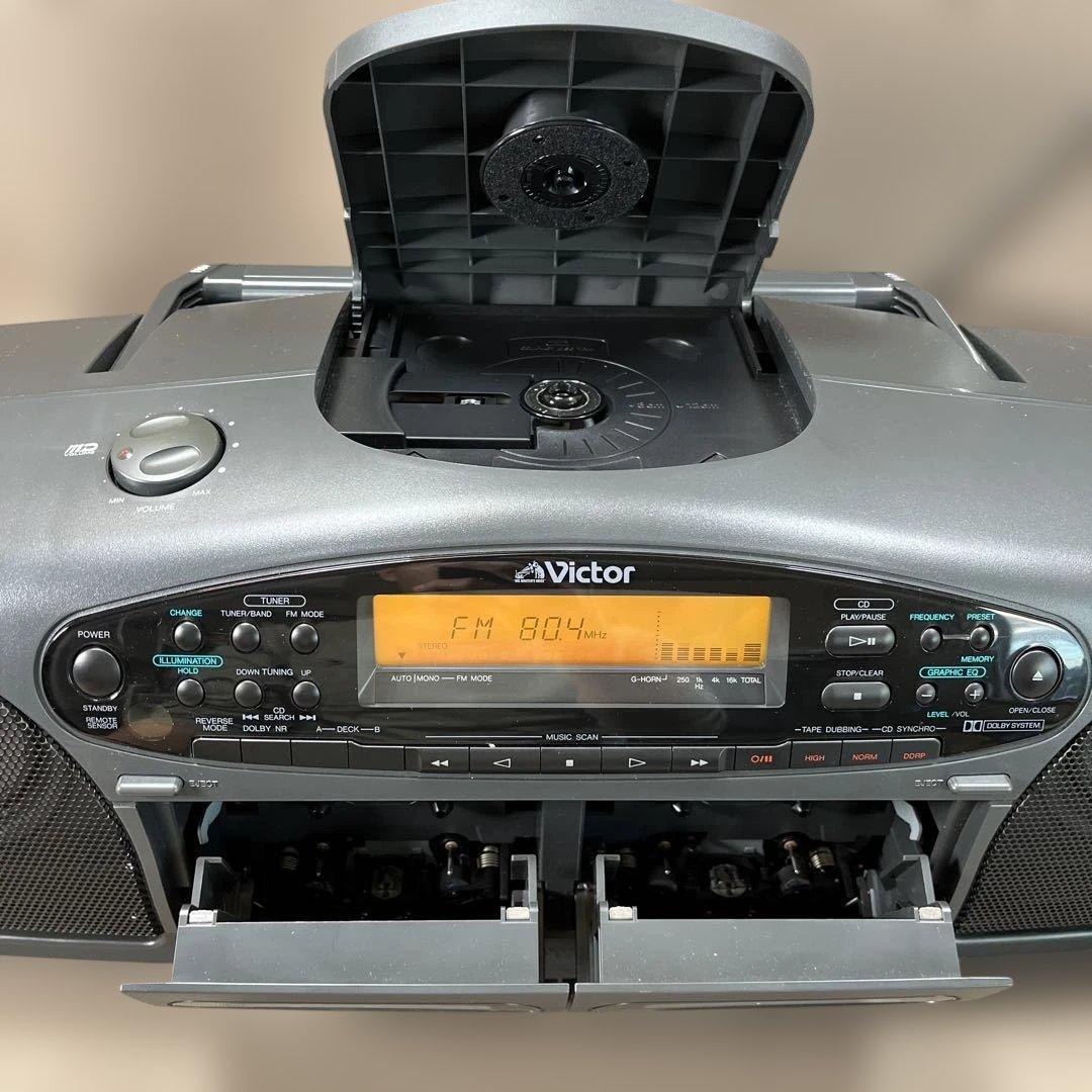 VICTOR CD ラジカセ RC-X770 G-HORN 動作品