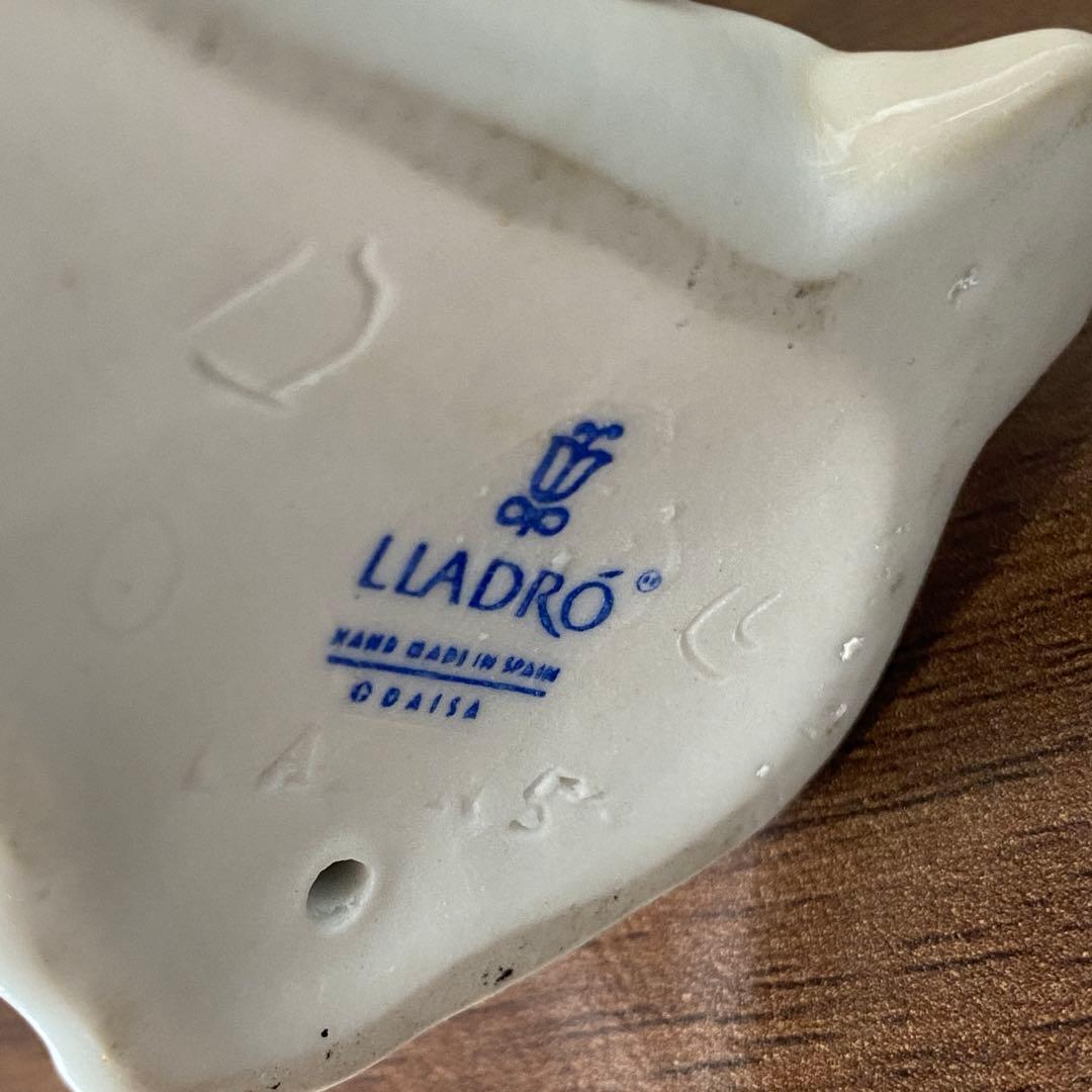 【美品】LLADRO リヤドロ　フルートを吹く天使