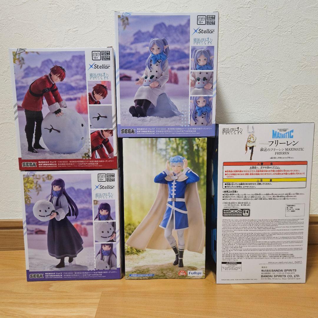 葬送のフリーレン　フィギュア　５種セット　まとめ売り