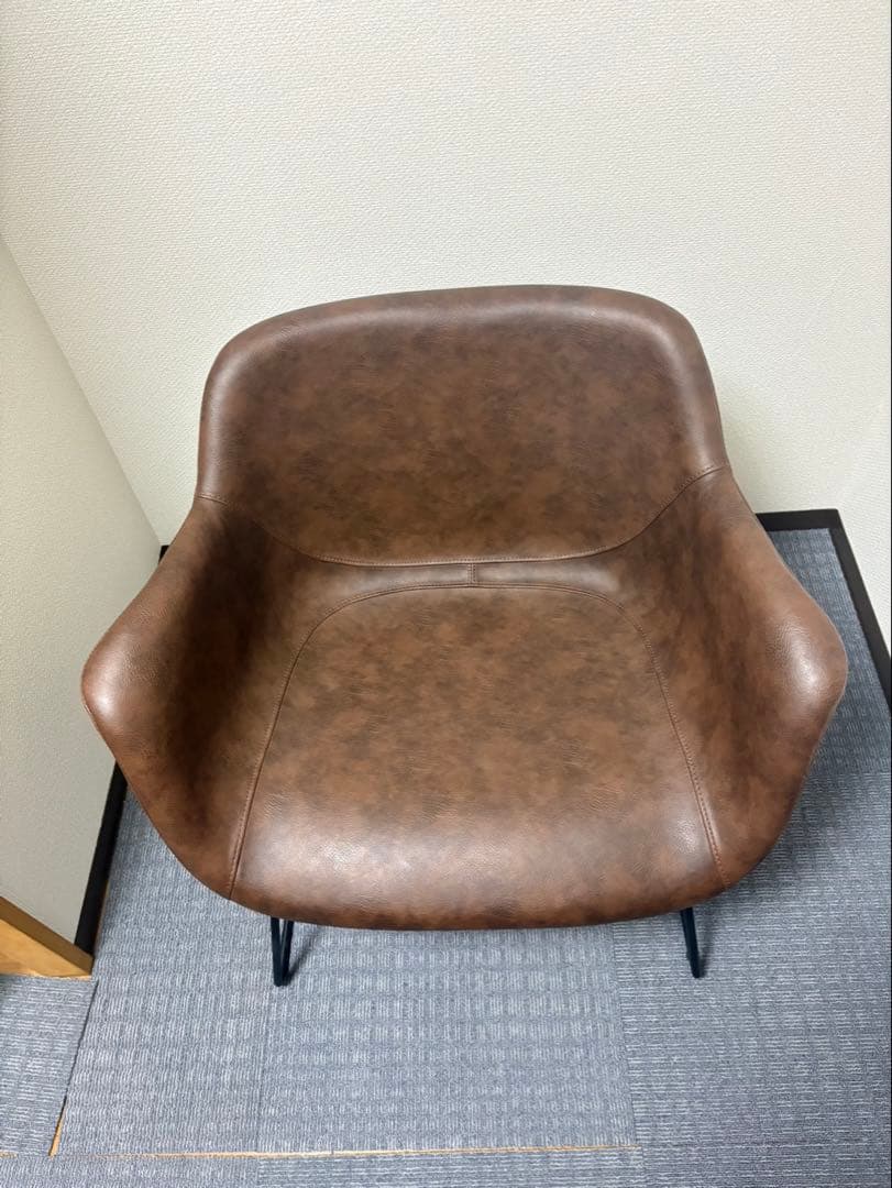 a.depeche(アデペシュ) パニッシュ　ラウンジチェア　ブラウン　椅子