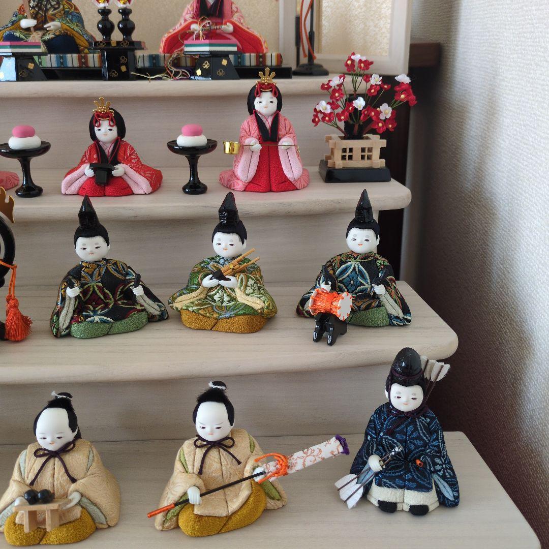 ふらここ　雛人形　15人飾り