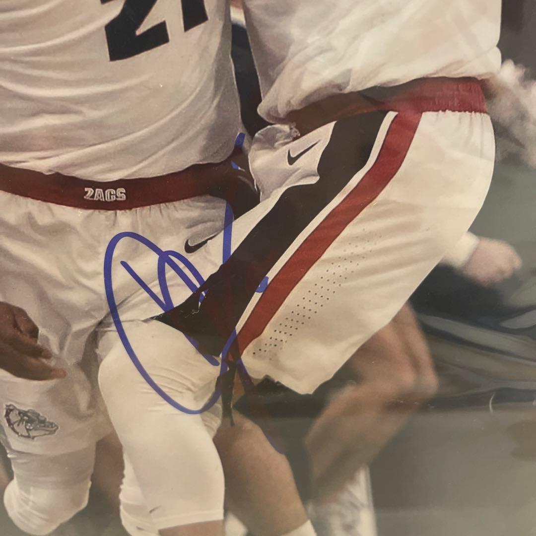 NBA 八村塁　ゴンザガ大学時代のサイン入り写真（流体力学）