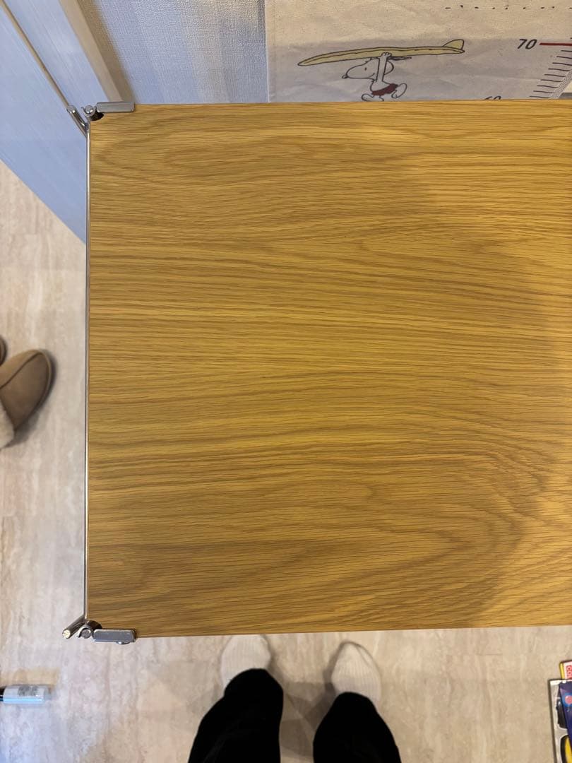 無印良品ステンレスユニットシェルフ小オーク材