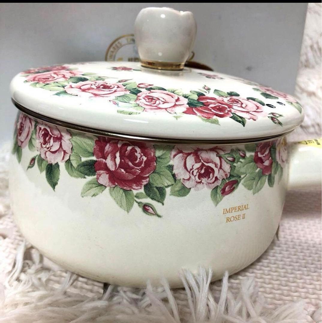 年末SALE❣️新品未使用♡EJRY インペリアルローズ片手鍋16cm