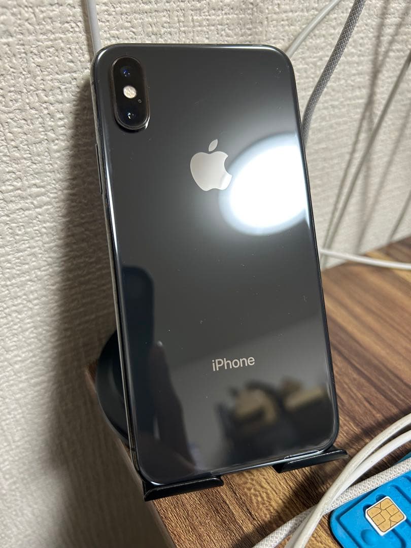 【バッテリー100%】【即日発送！】iPhoneXS スペースグレイ 256GB