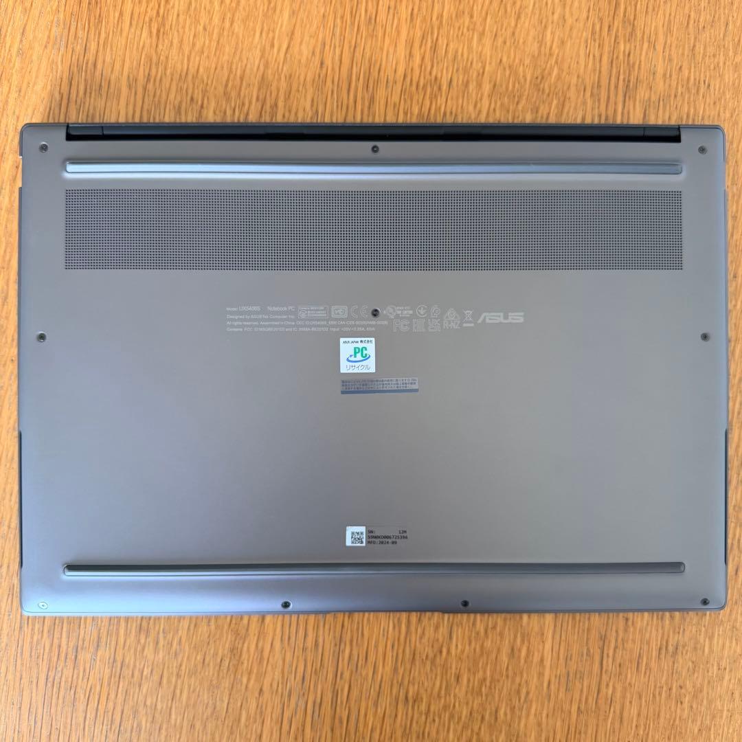 Windowsノート本体 ASUS Zenbook S14 UX5406SA SSD512G RAM16G