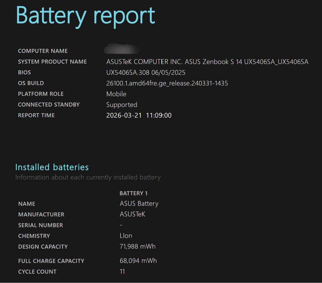 Windowsノート本体 ASUS Zenbook S14 UX5406SA SSD512G RAM16G