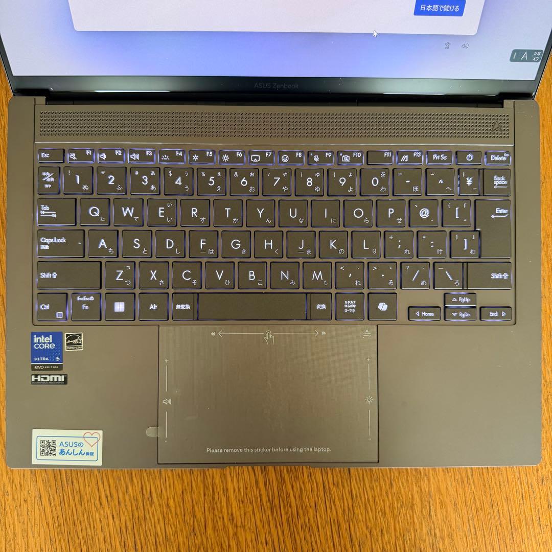 Windowsノート本体 ASUS Zenbook S14 UX5406SA SSD512G RAM16G