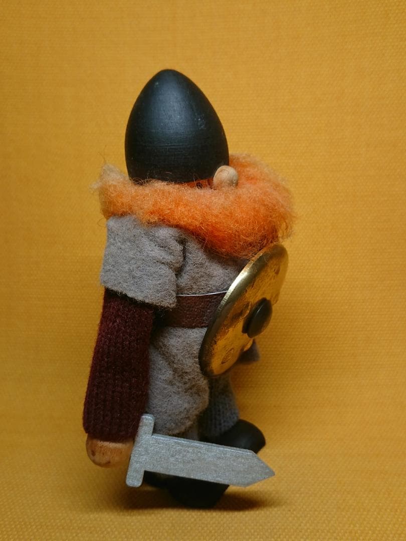 ビンテージ　人形　バイキング　北欧　置物　インテリア　工芸品　美術品　A1584