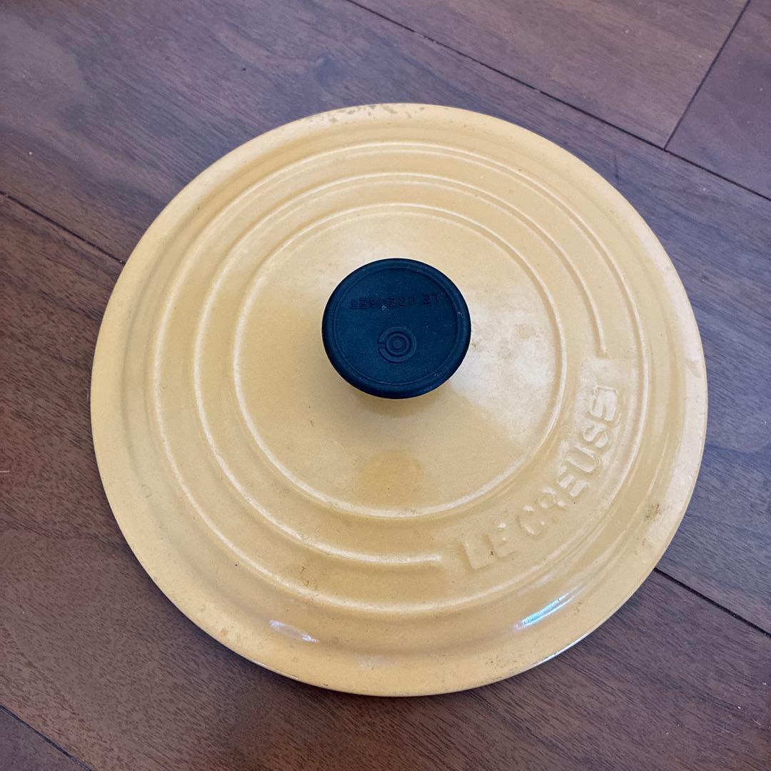 ソ*ヌ様 ル・クルーゼ　オレンジ イエロー　ホーロー鍋