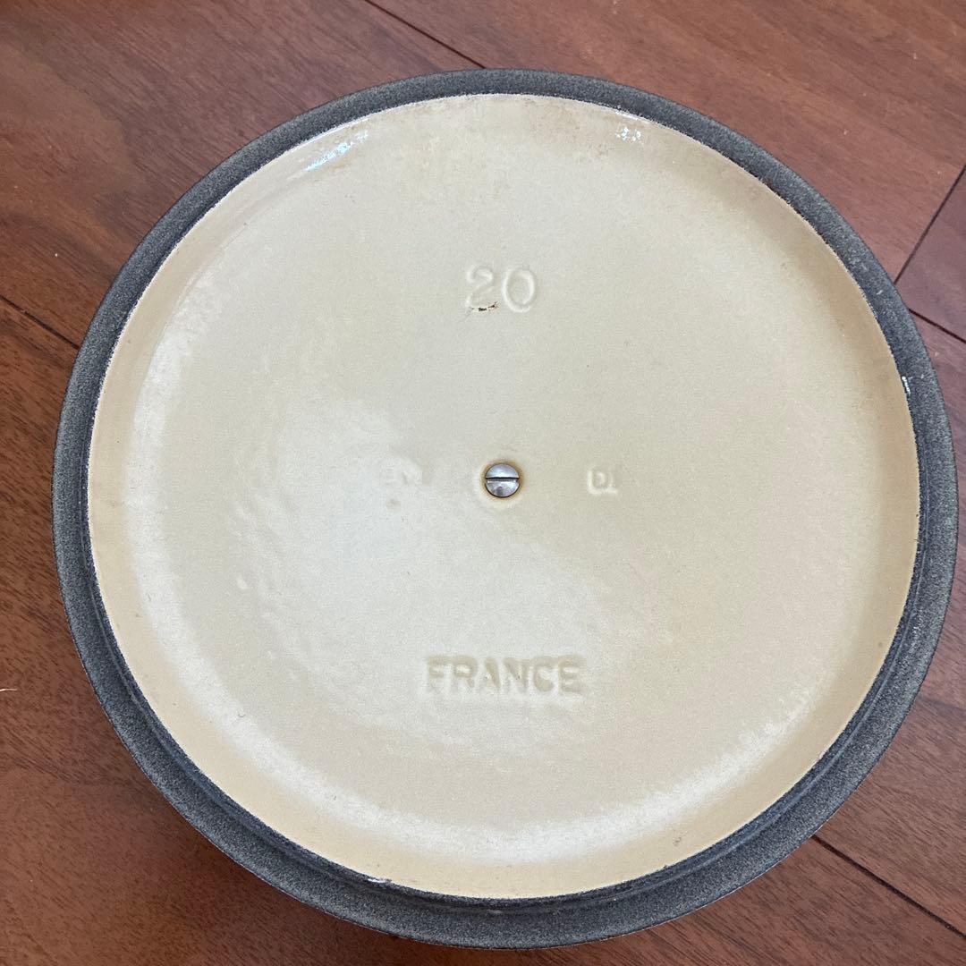 ソ*ヌ様 ル・クルーゼ　オレンジ イエロー　ホーロー鍋