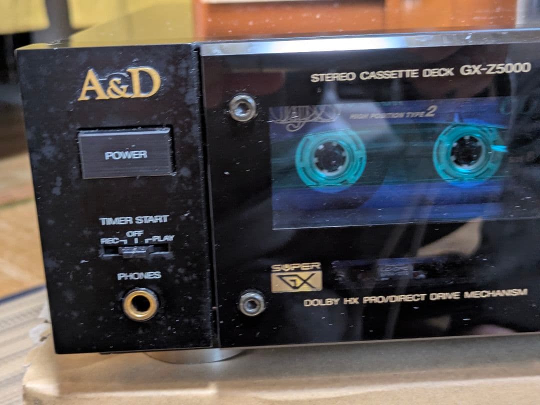 値下げ中】A&Dカセットデッキ GX-Z5000 メンテ済み、基本動作確認済み