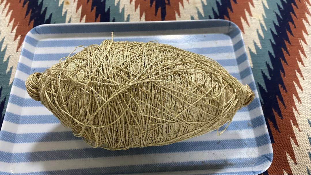 KUZU-89 葛糸*469g　くず糸　撚り糸　手編み・手織り用糸　くずのつる