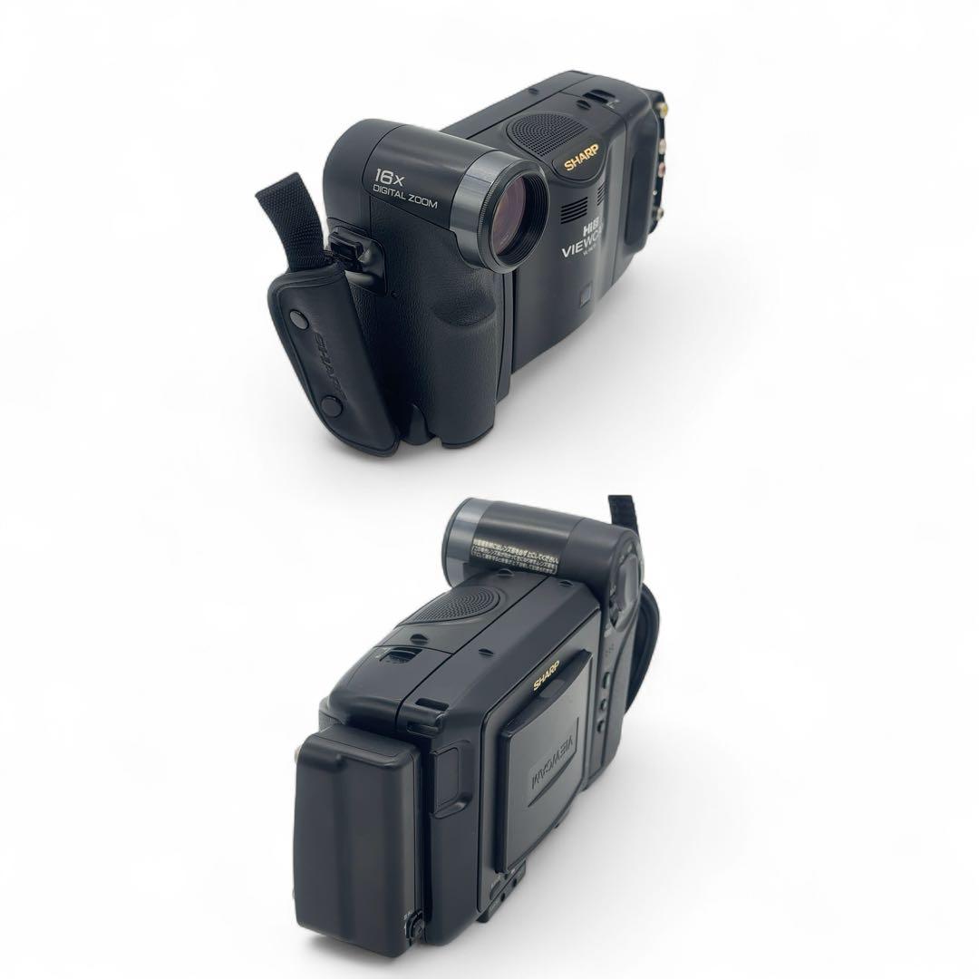 【外観超美品+再生OK】 SHARP VL-HL15 Hi8 ビデオカメラ