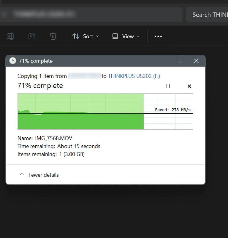 Lenovo Thinkplus US202 2TB USB外付けSSD