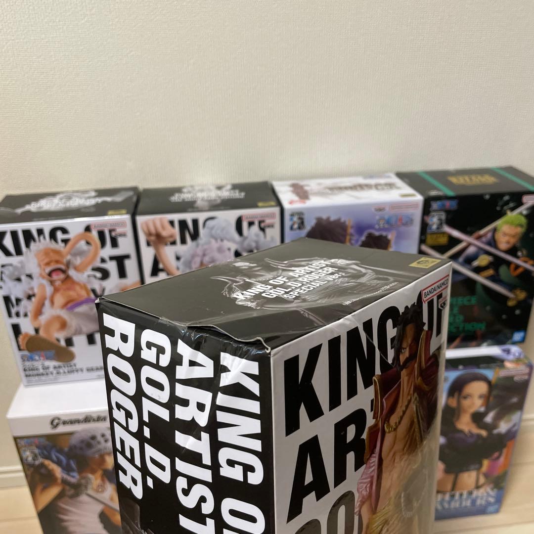 ワンピース　フィギュアまとめ売り　9体 ロジャーの箱凹みあり