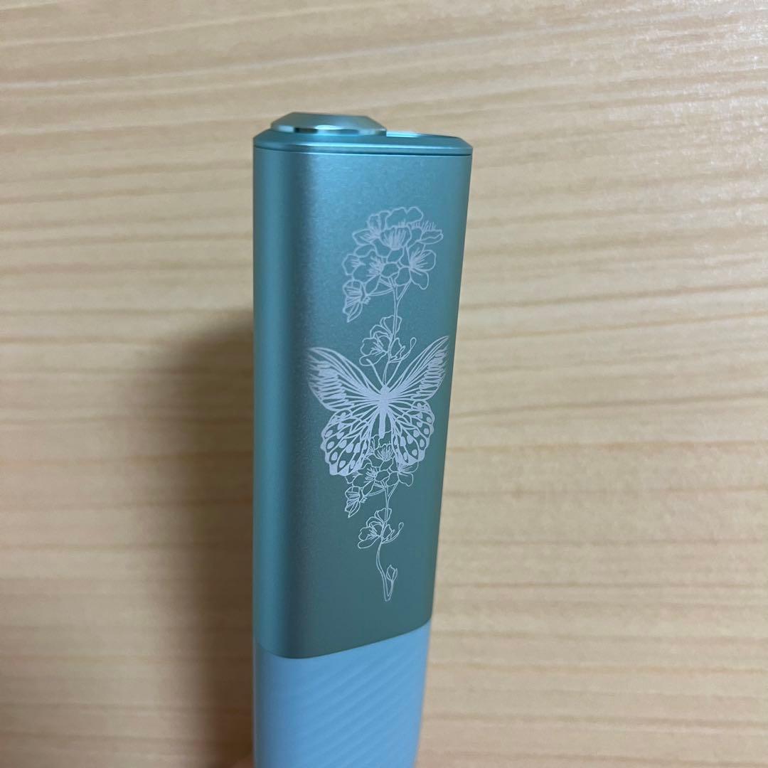 iQOS ILUMA i ONE アイコス イルマイ　ワン レーザー加工 ブルー