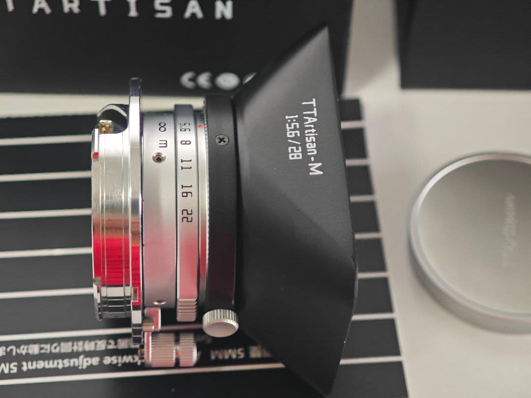 TTArtisan 28mm F5.6 Mマウント シルバー