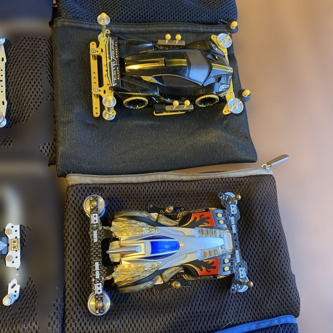 【送料無料】TAMIYA ミニ四駆　完成品　まとめ売り引退品　57台