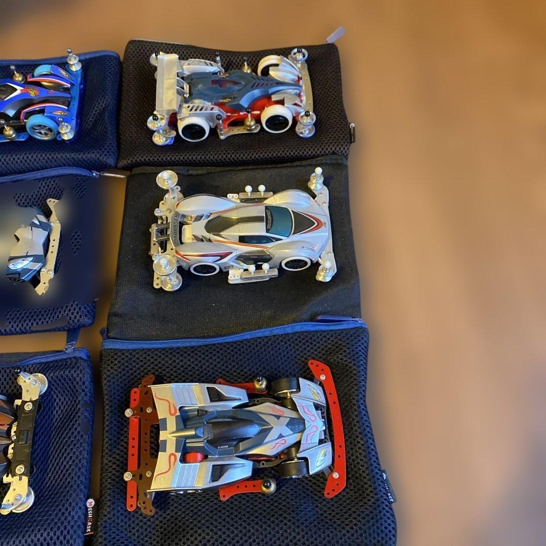 【送料無料】TAMIYA ミニ四駆　完成品　まとめ売り引退品　57台