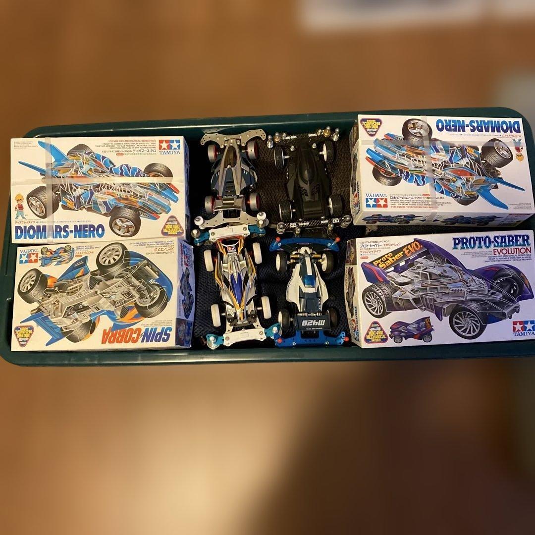 【送料無料】TAMIYA ミニ四駆　完成品　まとめ売り引退品　57台