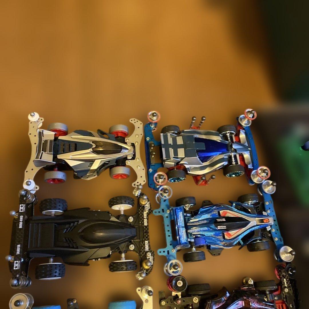 【送料無料】TAMIYA ミニ四駆　完成品　まとめ売り引退品　57台