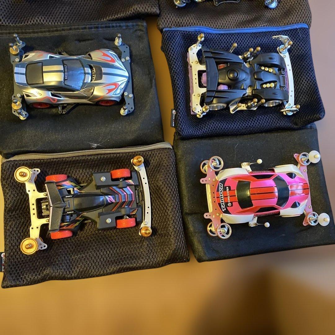 【送料無料】TAMIYA ミニ四駆　完成品　まとめ売り引退品　57台