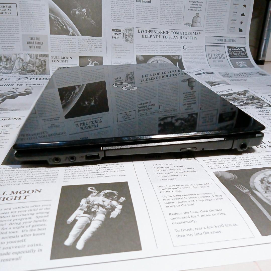 Windows11 黒 ノートパソコン 大画面＆大容量 DVD webカメラ