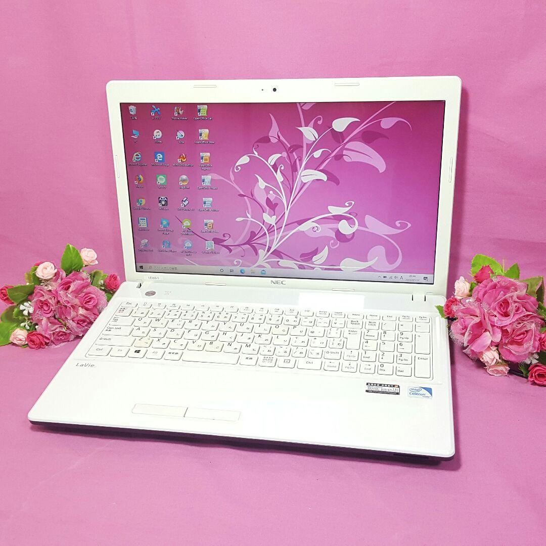 美品❥Win10❥カメラ❥ホワイト❥LaVie❥大容量500G❥テンキ❥オフィス