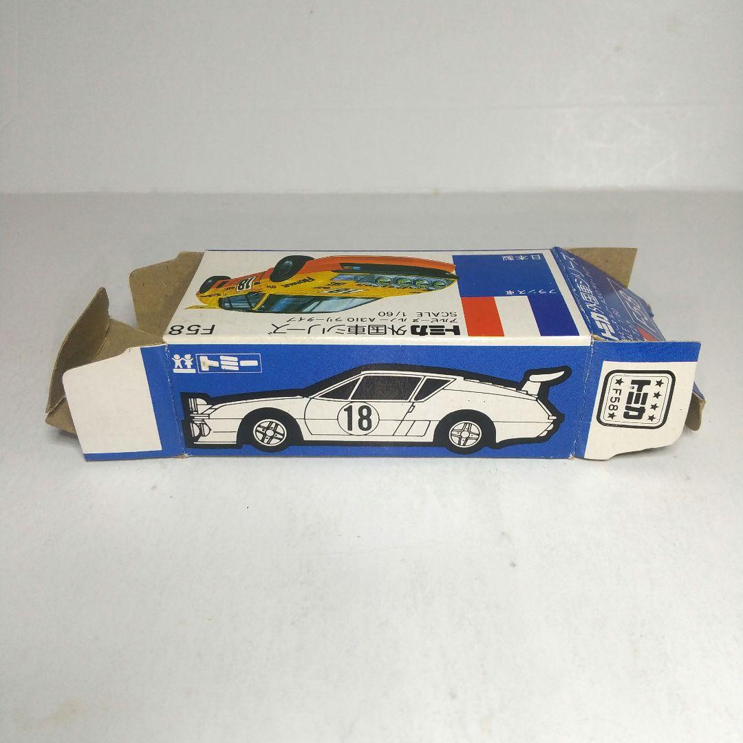 (3574)トミカ 青箱 日本製 アルピーヌ ルノー ラリー タイプ