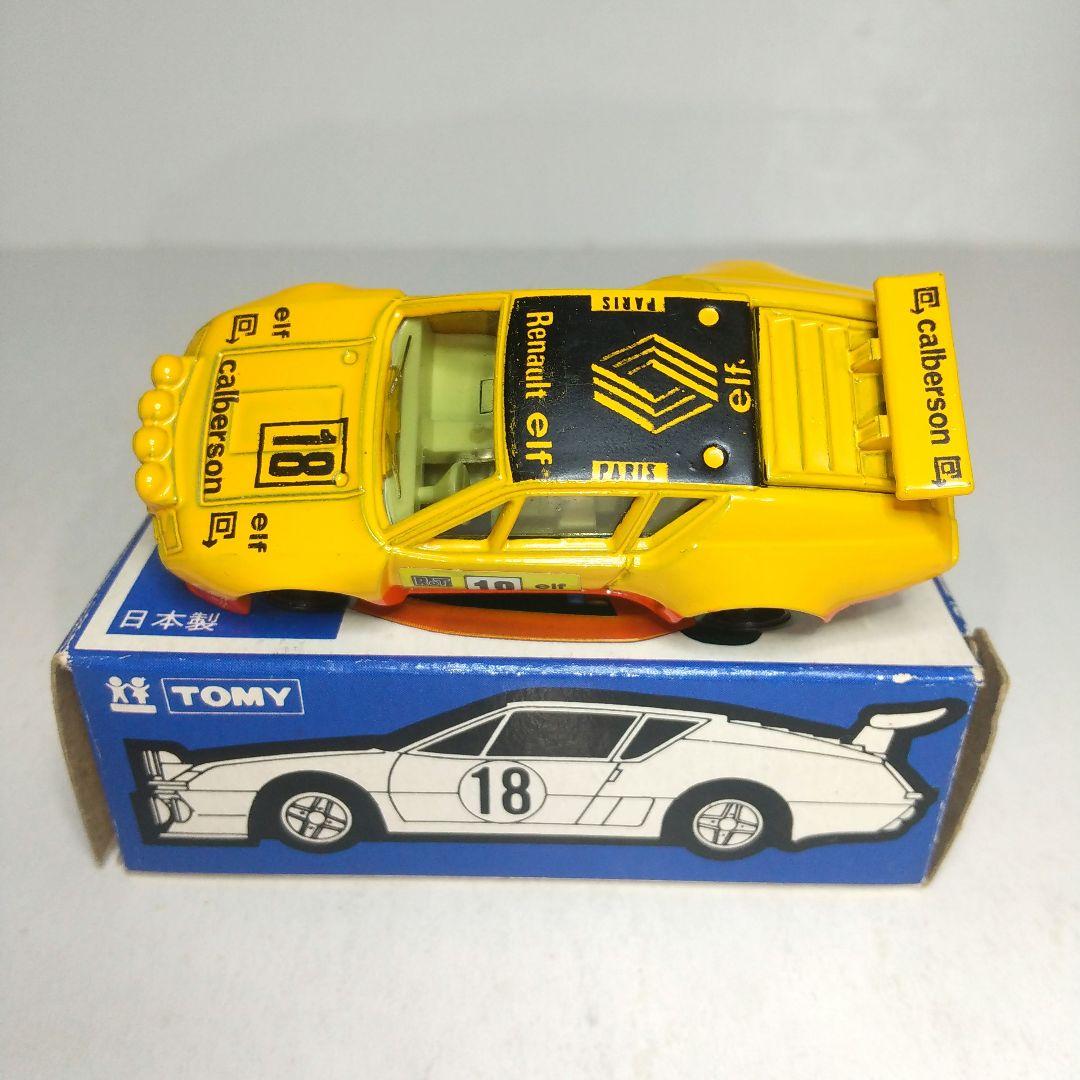 (3574)トミカ 青箱 日本製 アルピーヌ ルノー ラリー タイプ