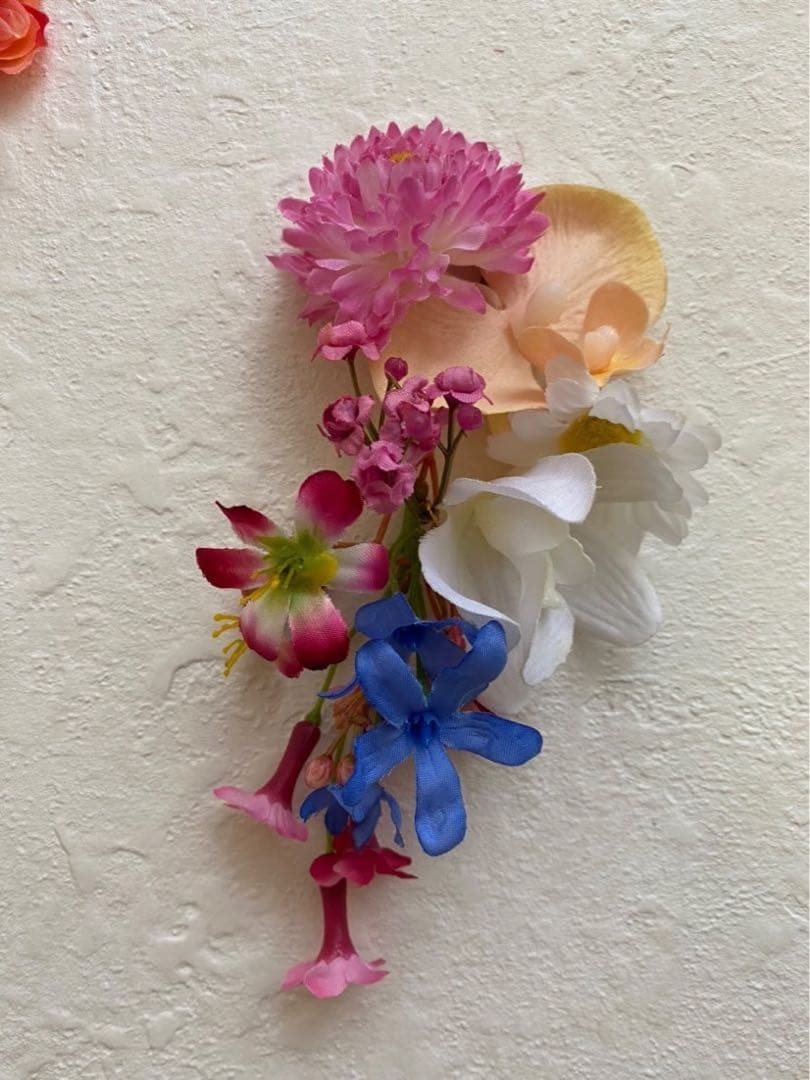 フラワーイヤーカフ イヤリング　ウエディングイヤリング