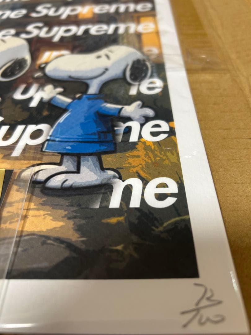 DEATH NYC アートポスター　supreme SNOOPY no.72