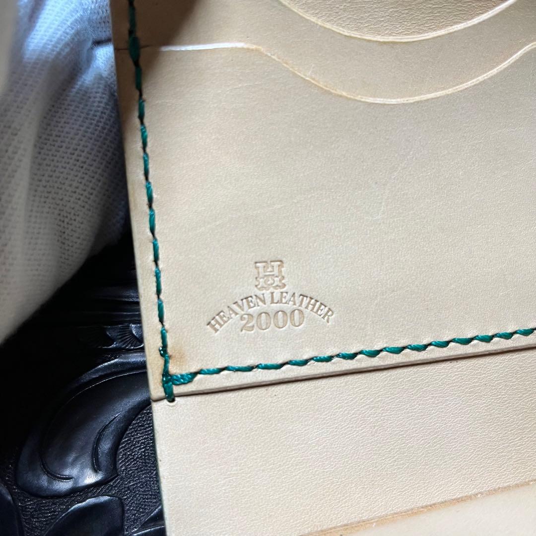 革財布　本革　ハンドメイド　三つ折り財布　レザークラフト　ファッション￼