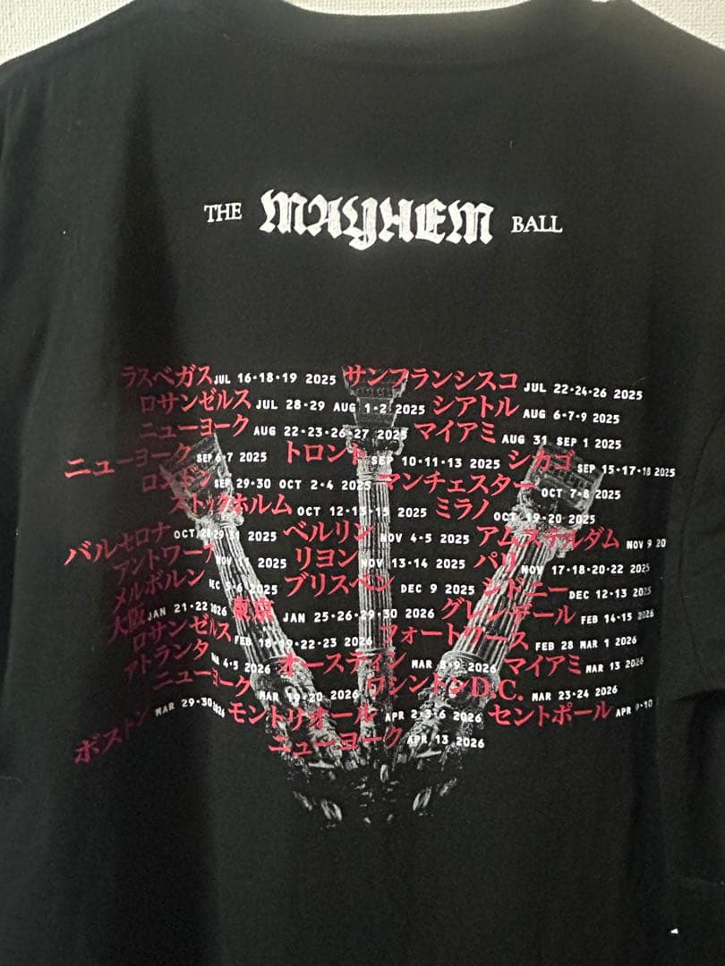 日本限定！Lady Gaga THE MAYHEM BALL TシャツLサイズ⭐︎