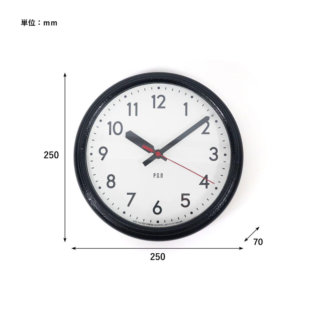 新品 クロック 時計 25 BLACK インダストリアル 男前インテリア 小物
