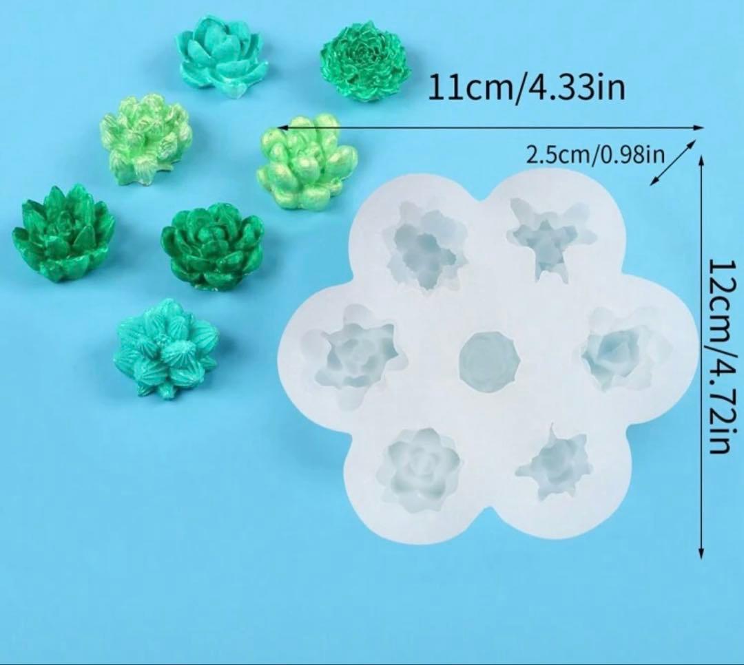 ジェスモナイトAC100材料+シリコンモールド14点セット カラー剤おまけ付き