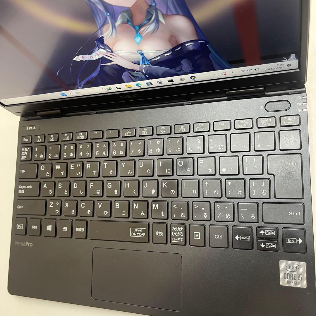 Windowsノート本体 #622 NEC VersaPro VC-6 i5-10210Y 8GB 256