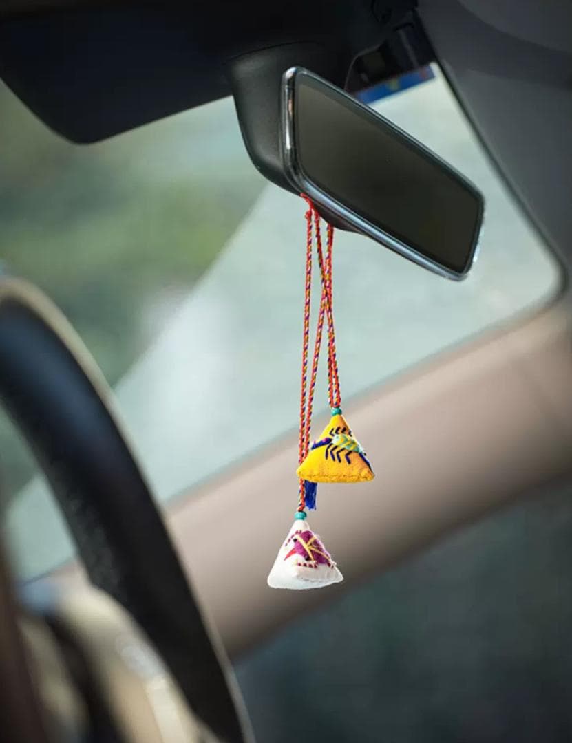 匂い袋 刺繍 手作り平和のお守り 虫除 よもぎ 素敵な 小香包 5個セット