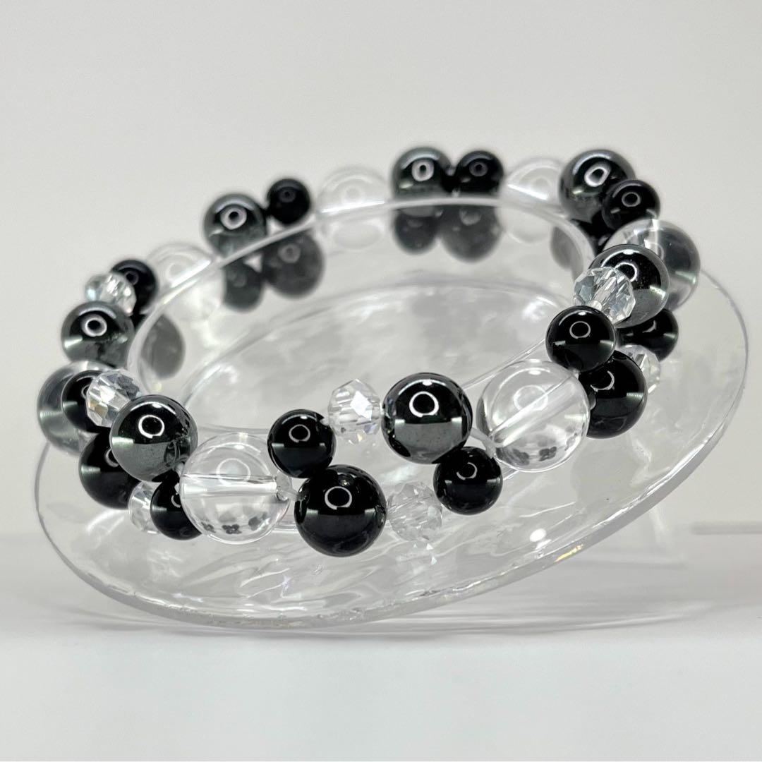 大天使ミカエルのブレスレット / 天然石 / オニキス / ブラックスピネル