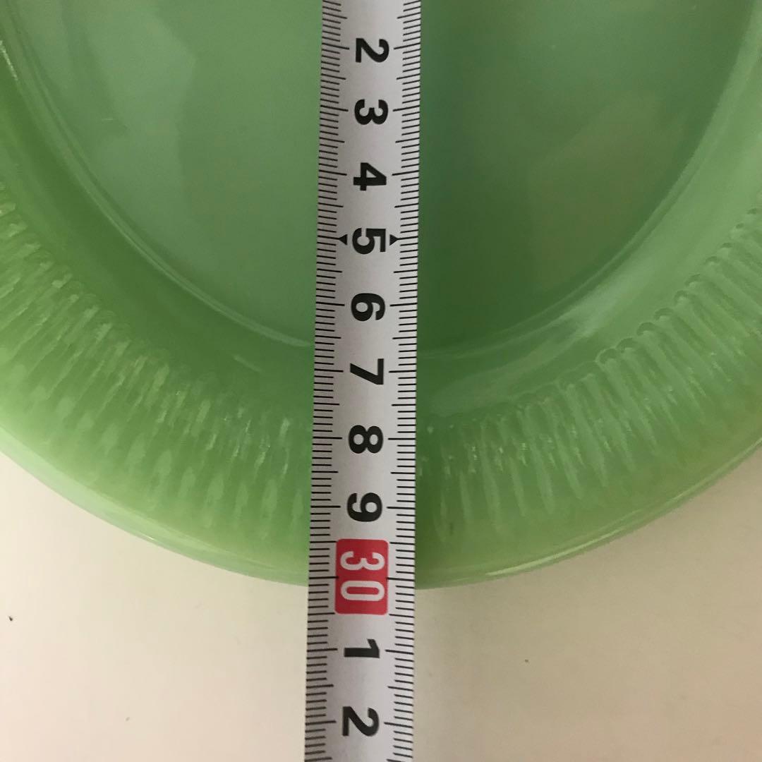 ファイヤーキング ジェダイ オーバルプレート 1950年代 翡翠 アメリカ製