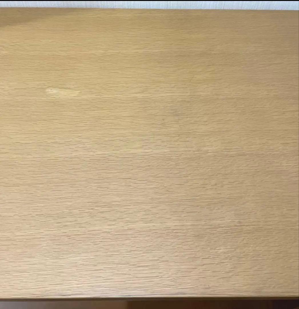 カリモク　机　引き出し付き