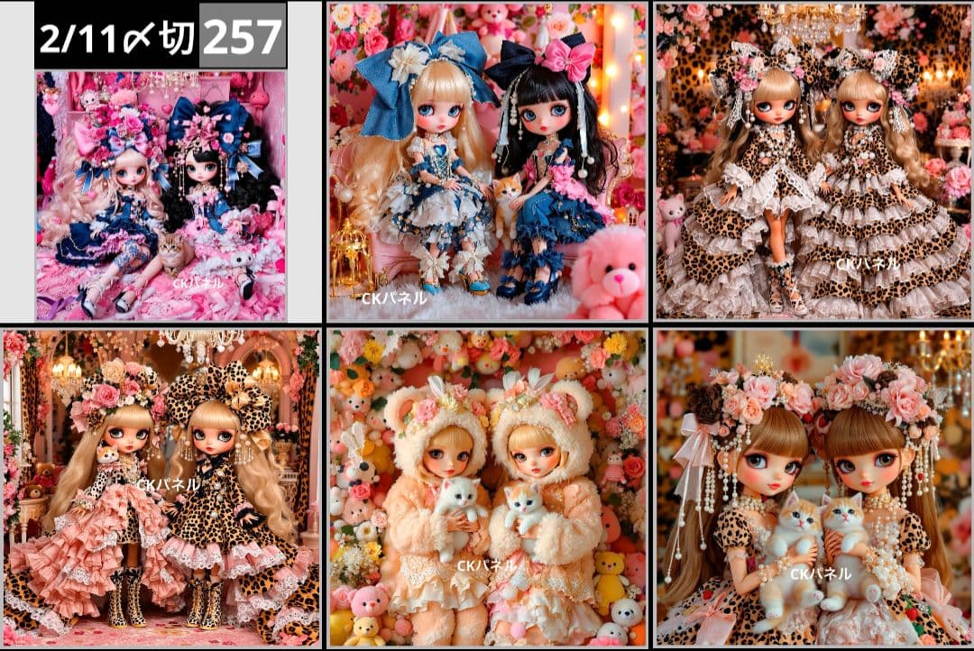 ご確認用　★CHIYO★様　ハンカチ　ネコちゃん柄1/26