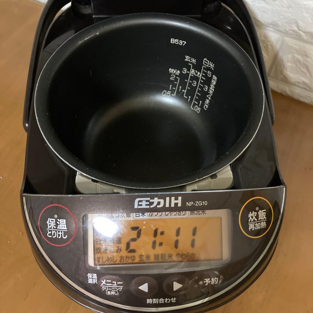 圧力IH炊飯器★象印NP-ZG10★5.5合炊き