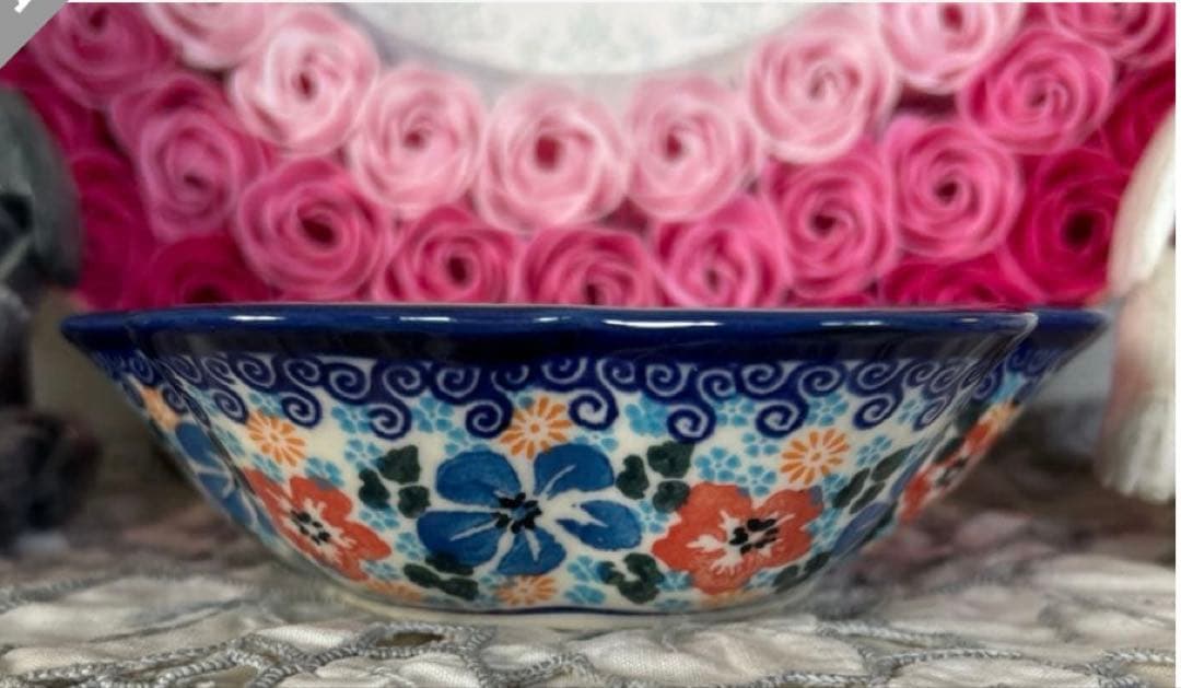 ☆★ひまわり★☆ポーリッシュポタリー / フラワーボウル〜☆お花畑☆〜