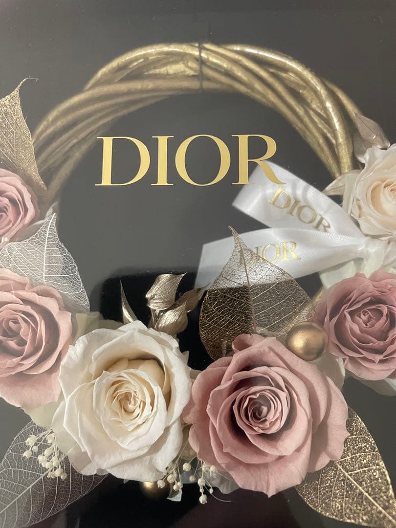 DIOR ディオール　プリザーブドフラワー　紙袋