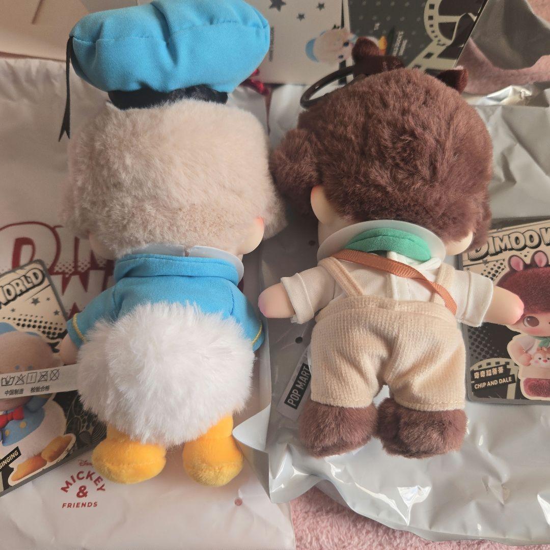DIMOO WORLD × DISNEY チップ&デール　ドナルド　ディムー